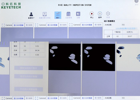Macchina fotografica industriale di Jasmine Rice Quality Analyzer With
