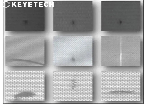 Macchina automatica di ispezione del tessuto di visione intelligente di HMI con alta precisione