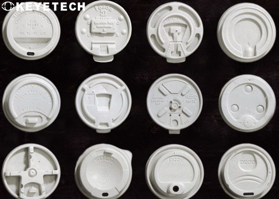 Sistema di ispezione di plastica dei coperchi del caffè con l'alta macchina fotografica industriale di Piexl