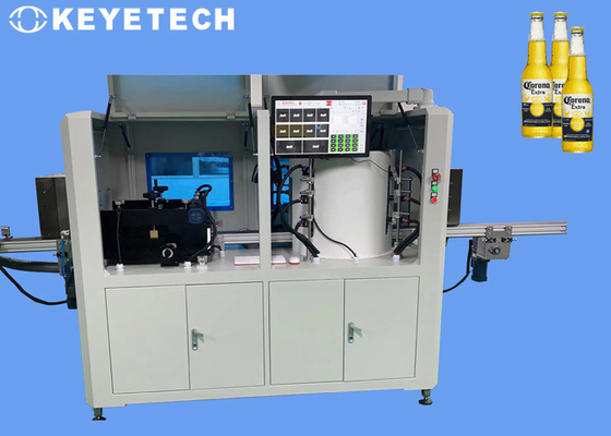 Macchina di ispezione dell'etichetta della bottiglia di birra di KEYE Vision System Inspection Equipment