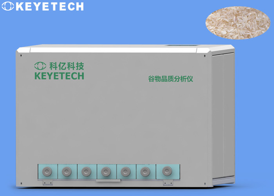Qualità dei prodotti alimentari visiva automatizzata completa che controlla macchina per vedere se c'è lo stoccaggio del grano