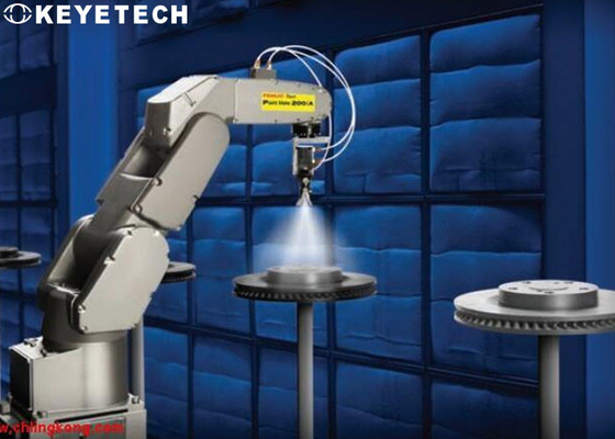 Il sistema di ispezione automatico del monitor industriale del PC si adatta al braccio meccanico