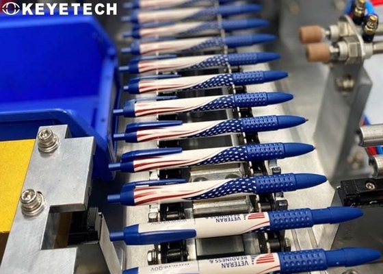 Sistema di ispezione visivo per la misura di parallelismo di aspetto della penna della firma