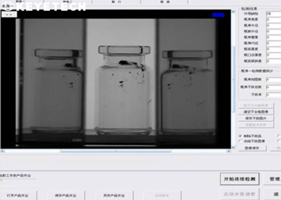 Sistema di ispezione visivo automatizzato completo per le bottiglie farmaceutiche