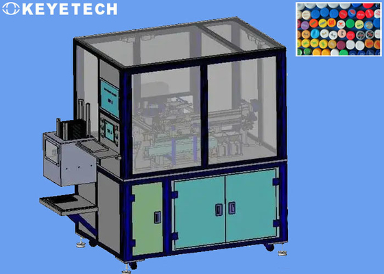 Algoritmo di AI della macchina di ispezione di qualità della chiusura del cappuccio