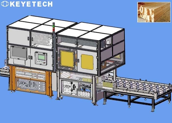 Macchina materiale di ispezione visiva di residuo della lavorazione del legno per il bordo della plancia