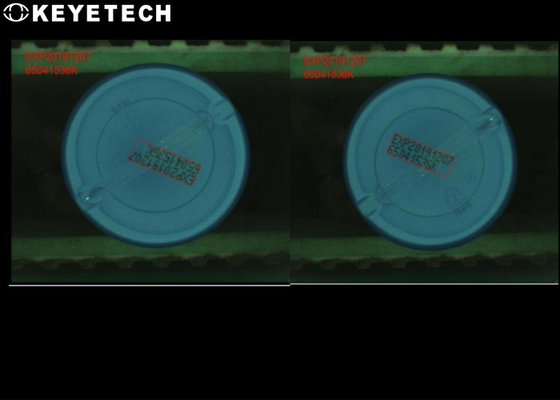 Video macchina di ispezione dell'etichetta del sistema visivo per la bottiglia di acqua del gel che imballa 100pcs/Min
