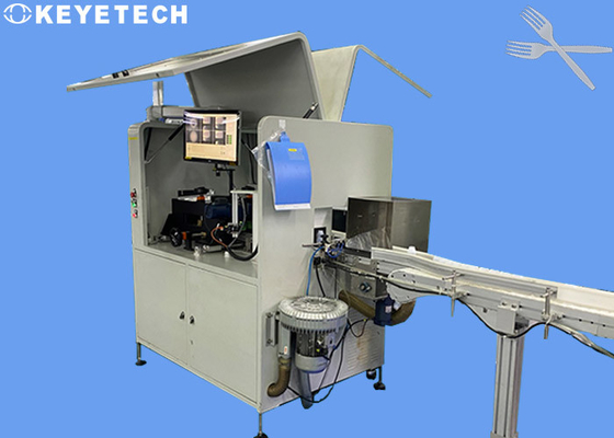 Attrezzatura di plastica eliminabile di rilevazione di difetto della forcella con la macchina fotografica di matrice lineare