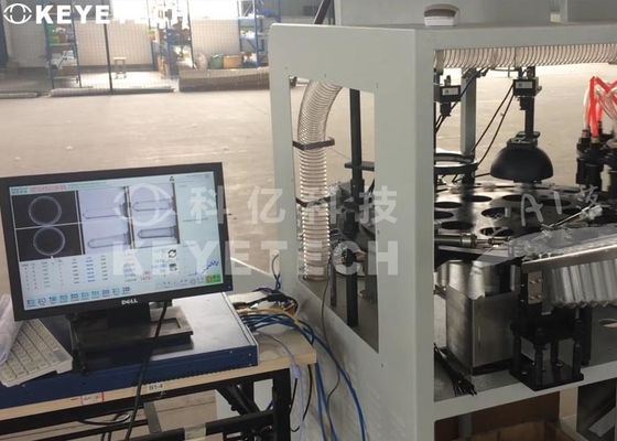 Macchina per l'ispezione visiva di preforme PET GME 26/22 con dispositivo di alimentazione automatico