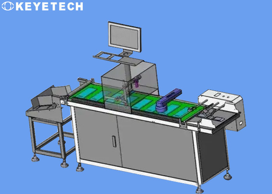 Sistema di ispezione visiva completamente automatizzato per cappuccio per auricolari in gomma siliconica