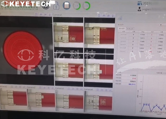 Chiusure per tappi per liquori Sistema di ispezione OCR per la qualità e la sicurezza alimentare