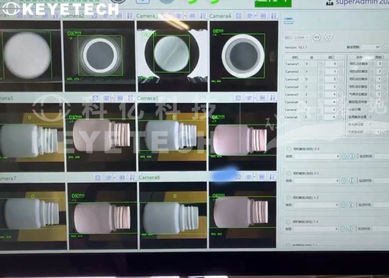 30cc - linea di nastro trasportatore farmaceutica del sistema di ispezioni visive della bottiglia 100cc soluzioni