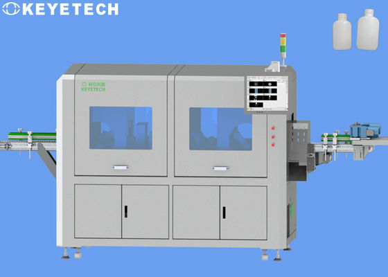 Macchina di ispezione dell'imballaggio a supporto visivo HMI per bottiglie HDPE