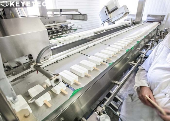 Sistemi di controllo di qualità di rilevazione di ispezione di visione per il vassoio del gelato