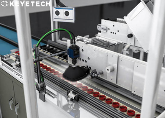 Macchina di ispezione della visione a boccone (Spout Cap Bottom Vision Inspection Machine) Sistema di selezione della qualità online