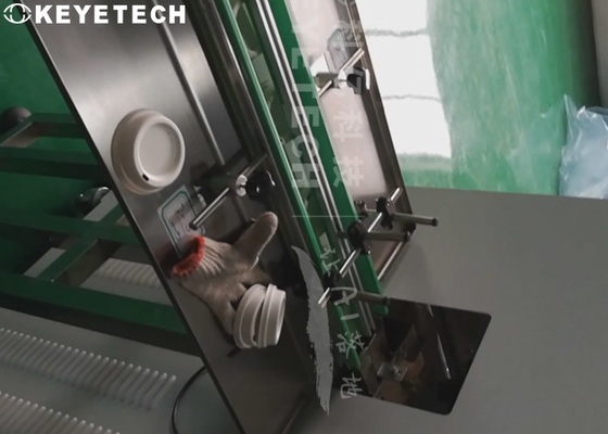 Attrezzatura degradabile di ispezione del cappuccio di alta precisione del rivelatore di difetti del coperchio della tazza