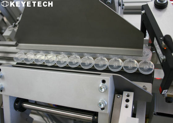 La macchina di ispezione visiva del tappo in plastica in PP rigetta i difetti del flash della macchia nera