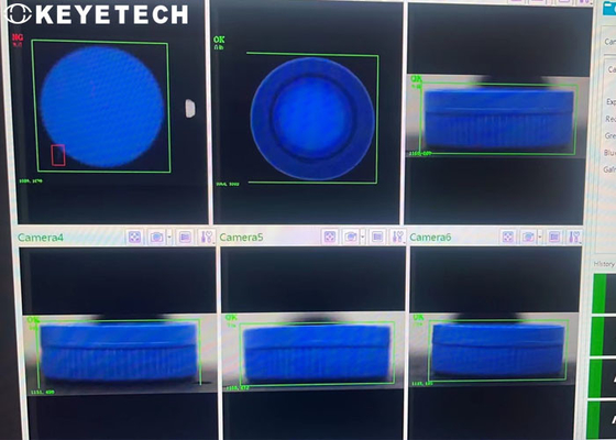 Macchina di ispezione di chiusura da 28 mm con HMI adattata allo standard nazionale