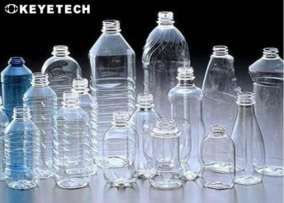 Ispezione della qualità delle bottiglie di PET in plastica utilizzando AI Deep Learning Machine Vision