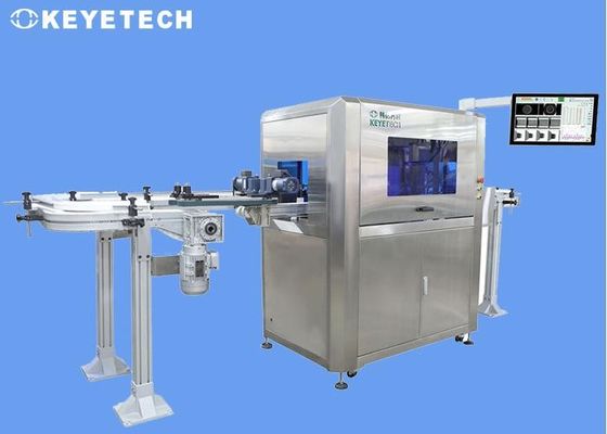 Macchina per l'ispezione visiva di bottiglie in HDPE per uso industriale