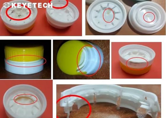 Sistema di ispezione visiva del tappo dell'olio commestibile con tecnologie di apprendimento profondo AI