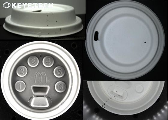 Pulp Molding Paper Lids Vision Inspection Machine con algoritmo di apprendimento profondo AI