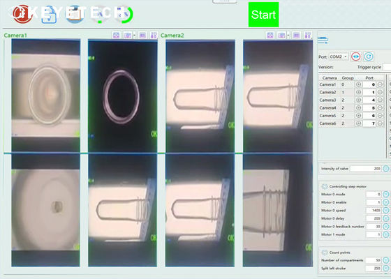 Macchina di ispezione visiva di preforma in PET offline con dispositivo di manipolazione dei materiali