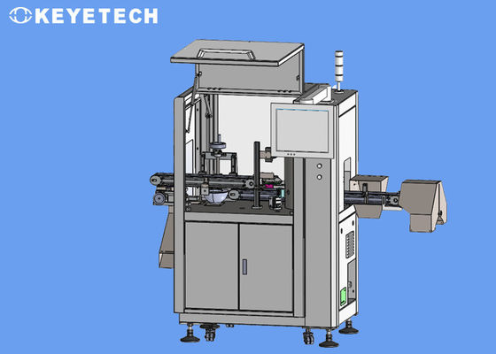 Sistema di ispezione visiva per il rilevamento di difetti sulla superficie del tappo dello sbuco da 10,6 mm