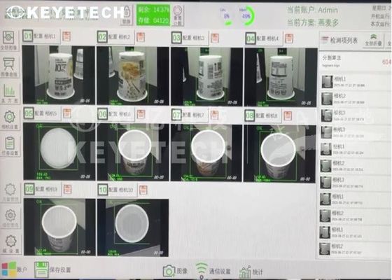 Soluzioni chiavi in mano IML Robot di ingresso con sistema di ispezione visiva completamente automatizzato