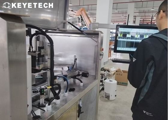 Macchina di ispezione della qualità Sistema di convalida efficiente per i contenitori IML per prodotti di consumo immediato