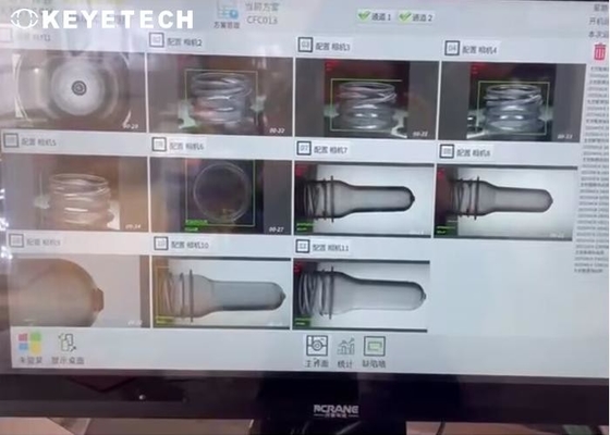 6 Macchine per l'ispezione della qualità della preforma PET PP con supporto per piattaforme cloud