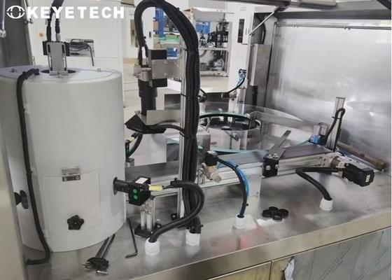 Macchina di ispezione visiva con funzioni di smistamento online per rulli in gomma