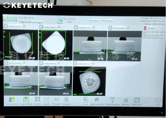 Sistema automatizzato di controllo qualità per l'ispezione dei tappi Helicap di Tetra Pak