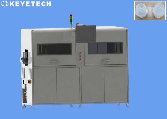 Sistema di smistamento della qualità online per l'ispezione visiva del tappo a beccuccio
