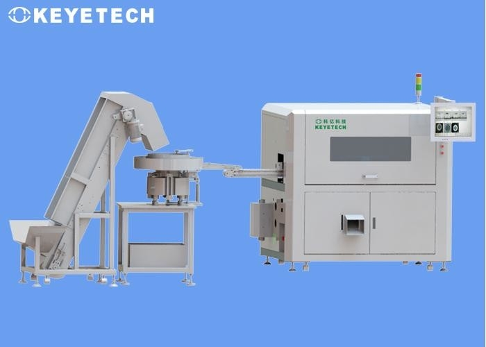 Pacchetto in tempo reale della macchina di ispezione visiva di 4KW Ai che ordina sistema per i cappucci di collirio
