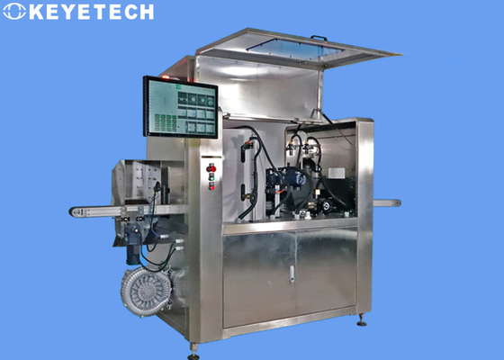 Coperture in plastica attrezzature di ispezione visiva con macchina di alimentazione automatica
