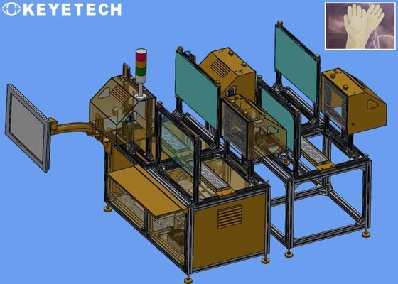 Guanti medici del PVC di KEYE che collaudano l'attrezzatura a distanza ss 304 di ispezione visiva materiale