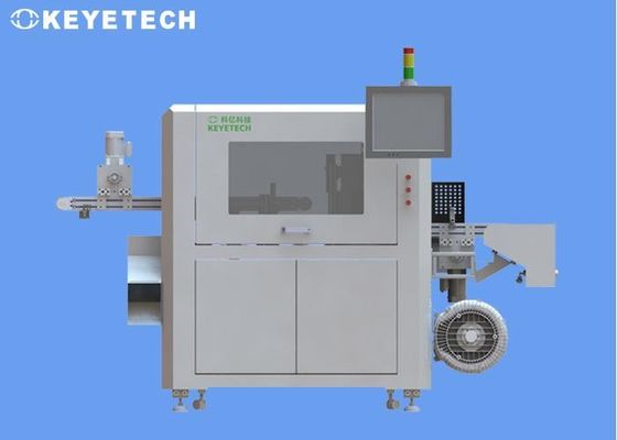 Macchina per l'ispezione visiva di etichette a manica con rilevamento software AI