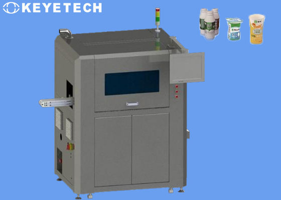 Macchina per l'ispezione visiva dei difetti superficiali di etichette e contenitori di bottiglie